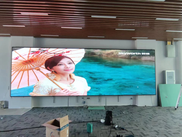 水富P1.53led小间距屏安装案例